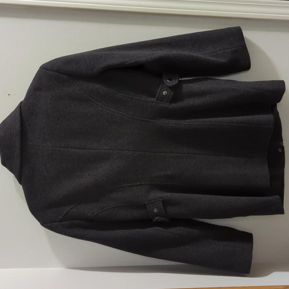 St. John's Bay Black Pea Coat Classic Design - Picture 5 of 16